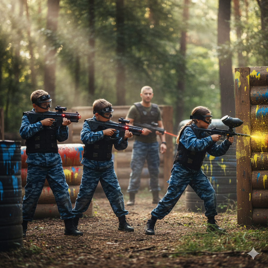 Лазертаг и пейнтбол